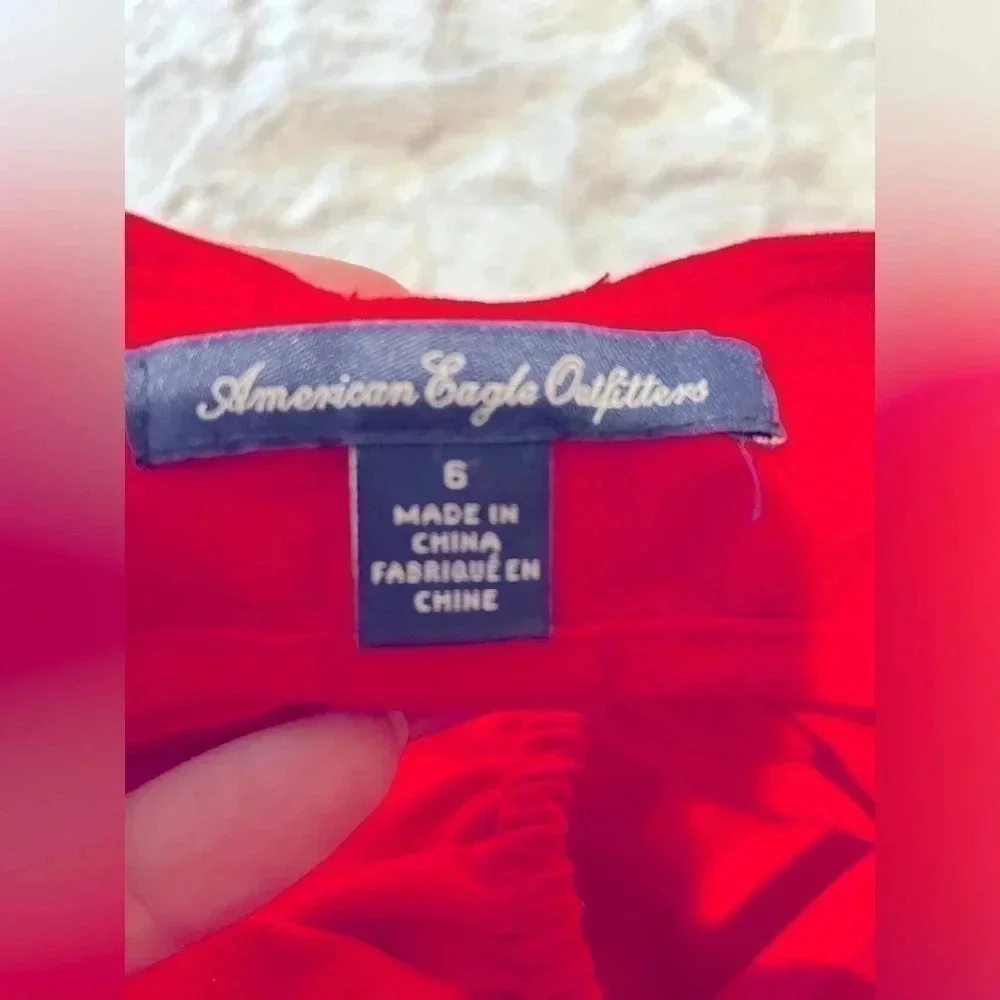 American eagle size 6 red dress - Picture 5 of 6